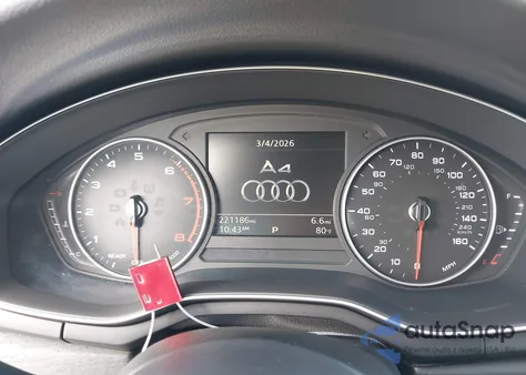 2017 Audi A4 2.0T Ultra Premium z USA, uszkodzony, nr VIN WAUGMAF46HN047810